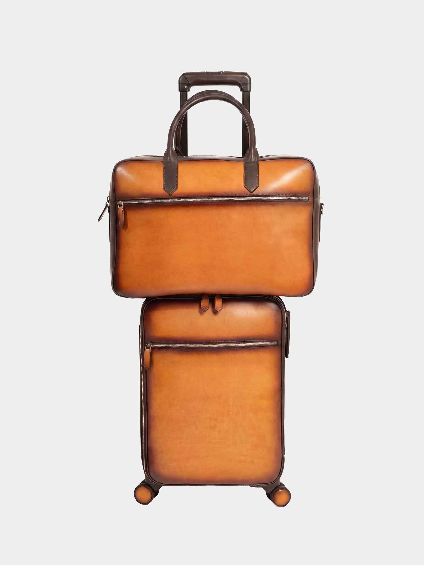 Society Man Patina Trolley Bag Set